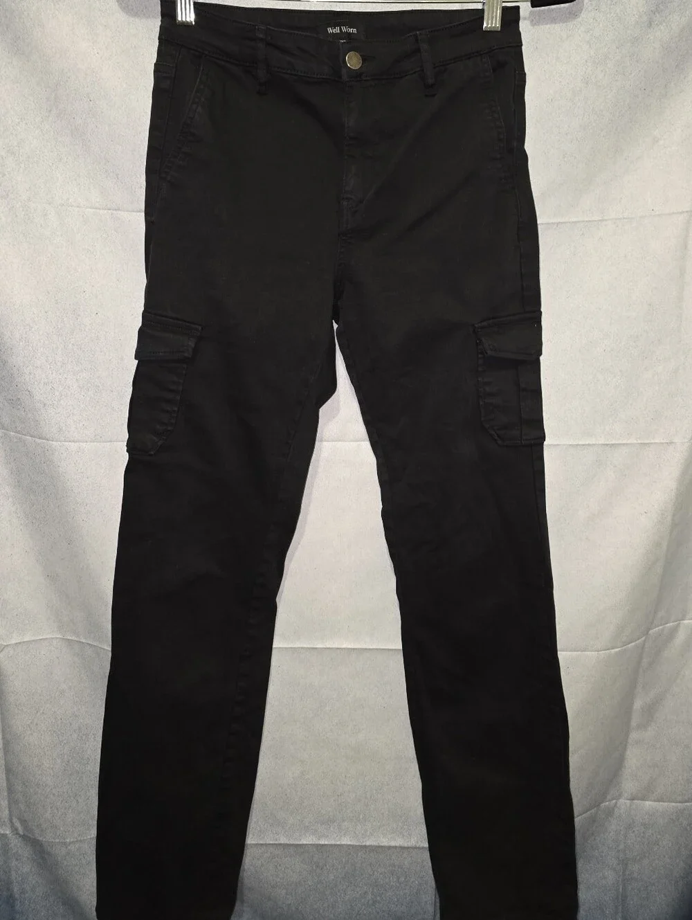 Well Worn Slim Straight Black Women Jeans